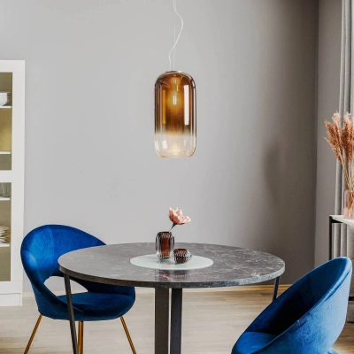 Artemide Artemide Gople závěsné světlo bronz/stříbrná