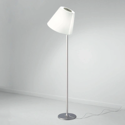 Artemide Artemide Melampo stojací lampa, 163 cm, šedá