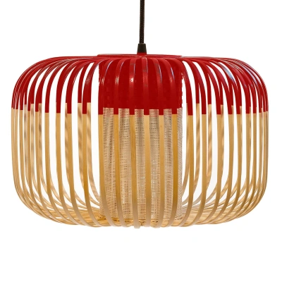 Forestier Forestier Bamboo Light S závěsné světlo 35cm rudá