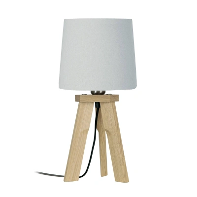 HerzBlut HerzBlut Tre stolní lampa, dub přírodní, bílá 42cm