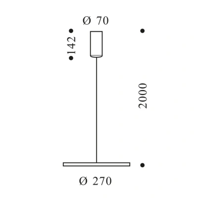 Oligo OLIGO Decent Max LED závěsné světlo hliník