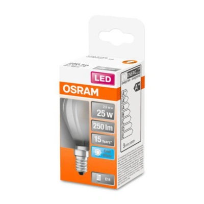 OSRAM OSRAM Classic P LED žárovka E14 2,5W 4 000K matná