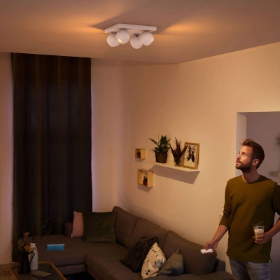 Philips Hue Philips Hue Buckram 4 zdroje stmívač bílá