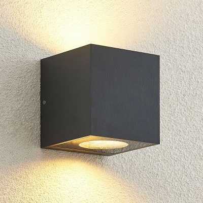 Arcchio Arcchio Tassnim venkovní nástěnné svítidlo šedé 2-light