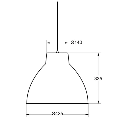 Aluminor Aluminor S2089 závěsné světlo, industriální styl