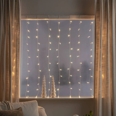 Konstsmide Christmas LED světelný závěs, 120 zdrojů, teplá bílá