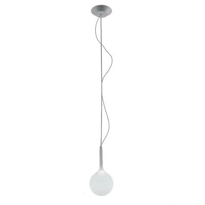 Artemide Závěsná lampa Artemide Castore ze skla, Ø 14 cm