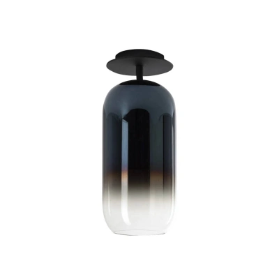 Artemide Artemide Gople Mini stropní světlo, modrá/černá