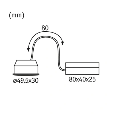 Paulmann Paulmann Coin Nova Plus LED 38° 6,3W 2 700K