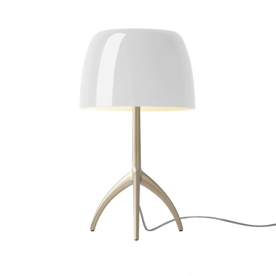 Foscarini Foscarini Lumiere piccola krémová/bílá stmívatelná