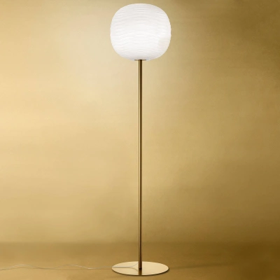 Foscarini Foscarini Gem terra stojací lampa, zlatá