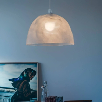 Foscarini Foscarini Bump závěsné světlo bílá mražená