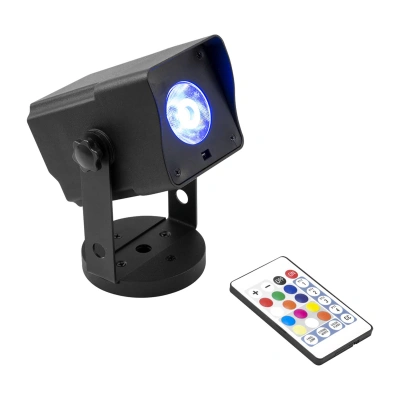 Steinigke Showtechnic EUROLITE Battery Dot 1 LED Spot RGBW Dálkové ovládání