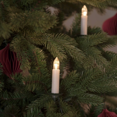 Konstsmide Christmas LED světelný řetěz Topbirnen IP20 jantar 16 zdrojů