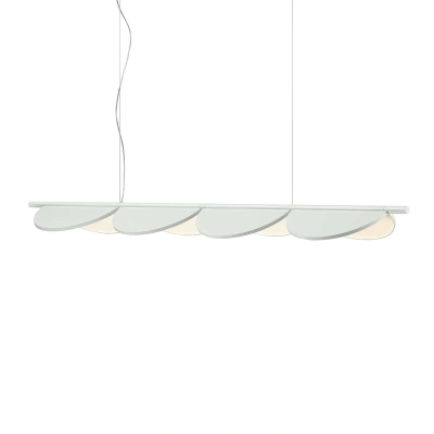 FLOS FLOS Almendra Linear LED závěsné 4 zdroje bílá