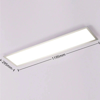 Arcchio Arcchio Lysander LED panel, CCT 119cm 36W stříbrná