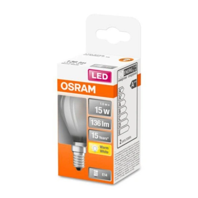 OSRAM OSRAM Classic P LED žárovka E14 1,5W 2 700K matná