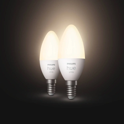 Philips Hue Philips Hue White 5,5W E14 LED svíčka set 2ks