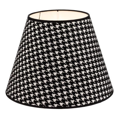 Duolla Stínidlo Sofia 26 cm, vzor houndstooth černá