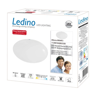 Ledino LED stropní světlo Altona VF senzor 4000K 18W 32cm