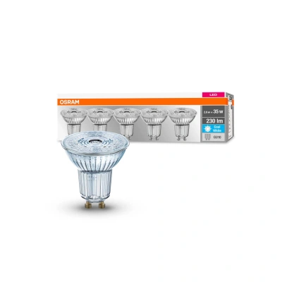 OSRAM OSRAM LED reflektor GU10 2,6W 4 000K 230lm 36° 5ks