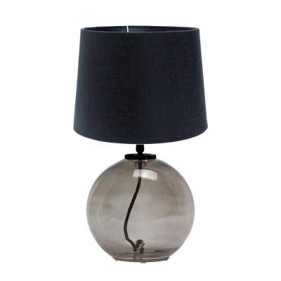 PR Home PR Home Jonna stolní lampa Ø25cm kouřová/černá