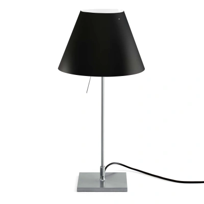 Luceplan Luceplan Costanzina stolní lampa hliník, černá