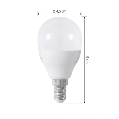 LUUMR LUUMR Smart LED kapková lampa E14 4,9W Tuya WLAN matná CCT