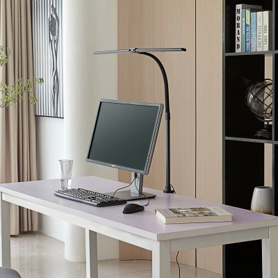 Lindby Lindby LED svítidlo Nilay black metal CCT home office