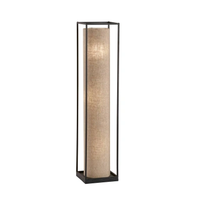 FISCHER & HONSEL Stojací lampa Thor, rám, výška 115cm písková/černá