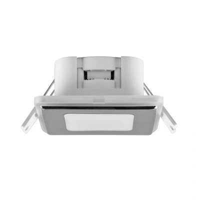 Trio Lighting LED podhledové Nimbus IP44 8,5x8,5cm 830 chrom