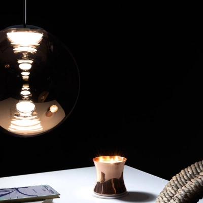 Tom Dixon Tom Dixon Globe LED závěsné světlo, měď