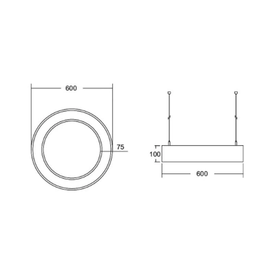 BRUMBERG BRUMBERG Biro Circle Ring10 direct Ø 60 cm DALI bílá 840