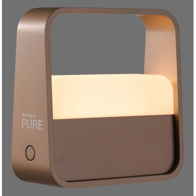 PURE Nabíjecí stolní lampa PURE LED Pure Go, bronz, hliník