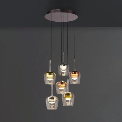 Q-Smart-Home Paul Neuhaus Smart LED závěsná lampa Q-Kon multicolour 6light