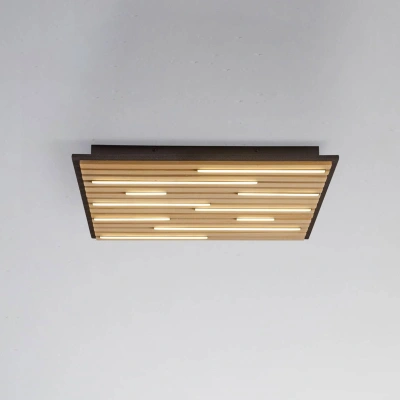 Q-Smart-Home Paul Neuhaus Smart LED stropní svítidlo Q-Acoustic wood 62 x 62 cm