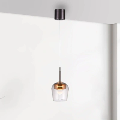 Q-Smart-Home Paul Neuhaus Smart LED závěsná lampa Q-Kon měděné barvy Ø 21 cm