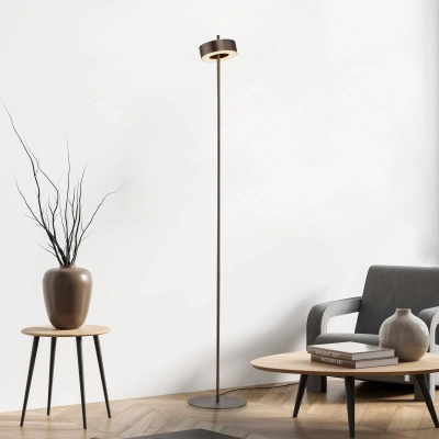 Q-Smart-Home Paul Neuhaus Smart LED stojací lampa Q-Rotate tmavě hnědá 140 cm