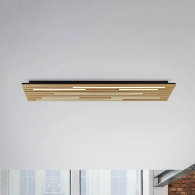 Q-Smart-Home Paul Neuhaus Smart LED stropní svítidlo Q-Acoustic wood 115 x 31cm